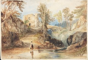 سالتويل دين ، سالتويل بارك (ألوان مائية على ورق) بواسطة توماس مايلز ريتشاردسون